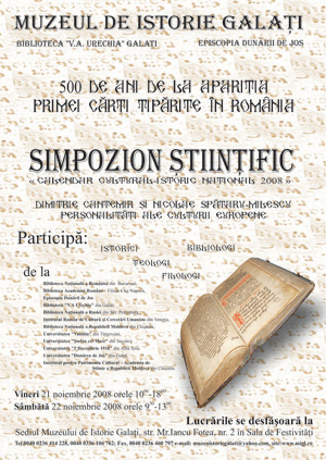afisul simpozionului